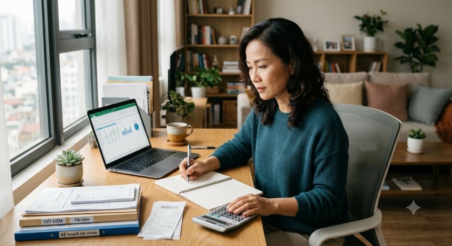 Tài sản ròng, tổng nợ và khoản tiền cần chuẩn bị cho tuổi nghỉ hưu là những con số nên được kiểm tra định kỳ.