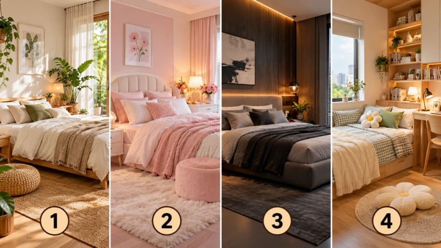 Bạn chọn căn phòng nào?
