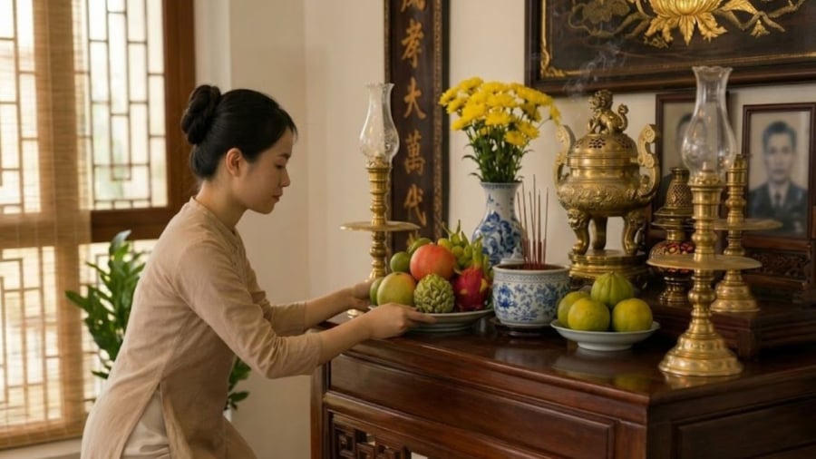 Gia chủ nên chú ý đến luồng gió thổi vào khu vực bàn thờ.
