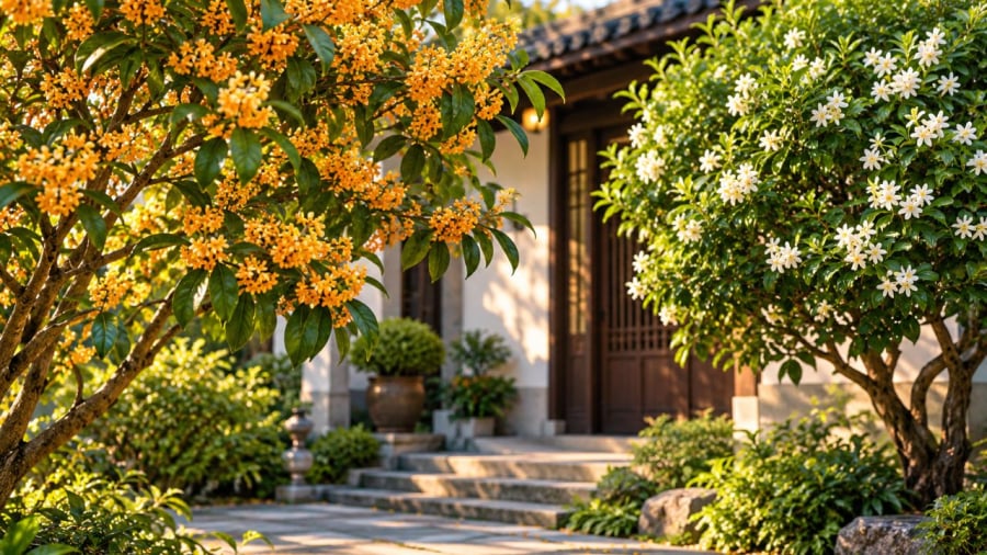 Mùa thu thơm ngát nhờ 2 loại cây này