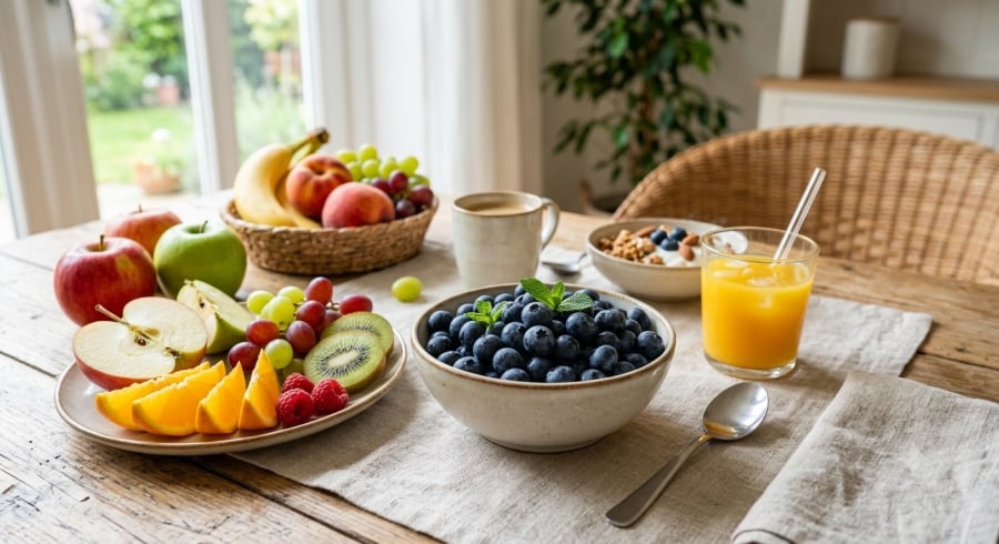 Việt quất là loại quả cụ Groeger đặc biệt yêu thích và thường ăn vào buổi sáng.