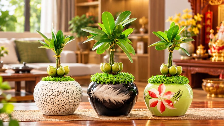 Cây tài lộc được nhiều người trồng trang trí với ước nguyện cầu mong công danh tiền tài