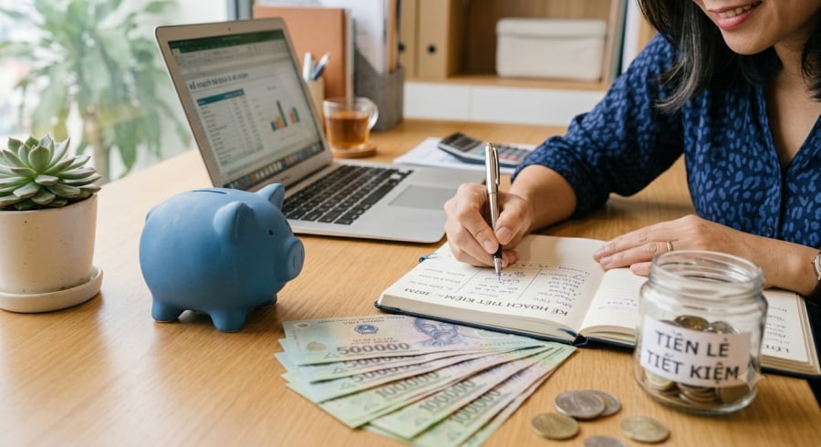 Chia tiền theo từng mục tiêu, duy trì tiết kiệm đều đặn và đầu tư thận trọng là những bước quan trọng để củng cố nền tảng tài chính sau tuổi 45.