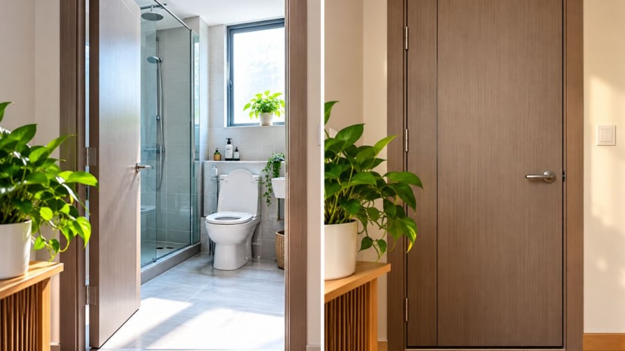 Bạn đóng hay mở cửa nhà vệ sinh khi không dùng?