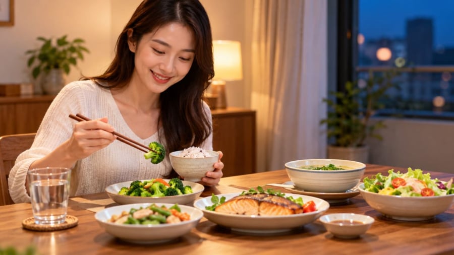 Ăn tối giờ nào sẽ tốt cho sức khỏe hơn?