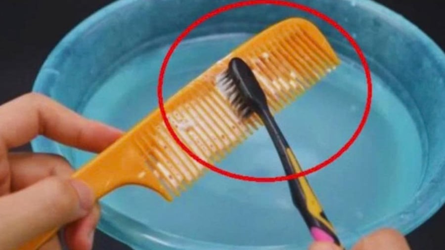 Tác dụng của việc bôi kem đánh răng lên lược