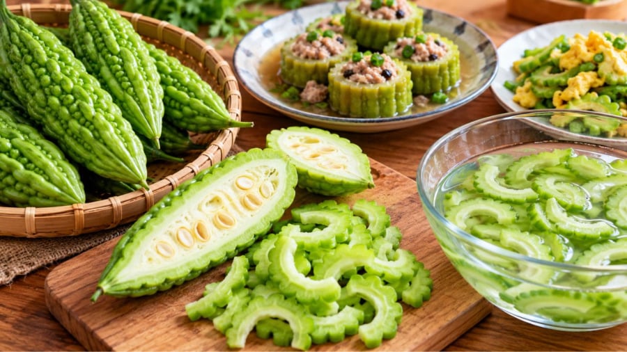 Những trái khổ qua muốn giảm đắng hãy thử cách mẹo này nhé
