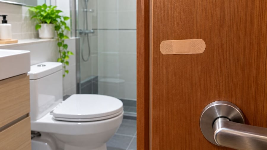 Dán miếng urgo ở đây giúp mùi thơm tỏa ra từ từ liên tục