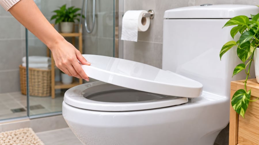 Đóng mở bồn cầu đúng lúc giúp đảm bảo vệ sinh hơn