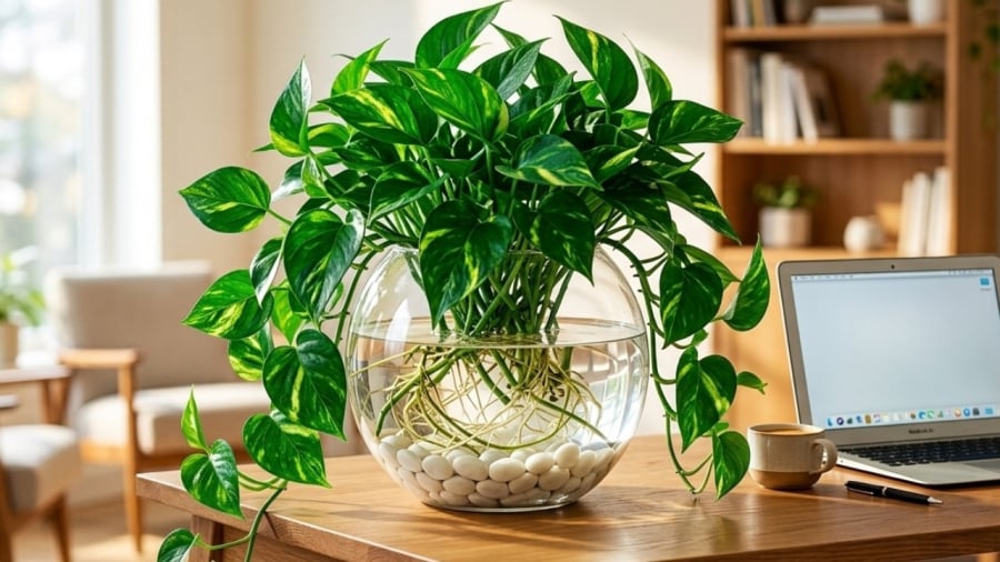 Nước là yếu tố quan trọng ảnh hưởng trực tiếp đến sự phát triển của trầu bà thủy sinh