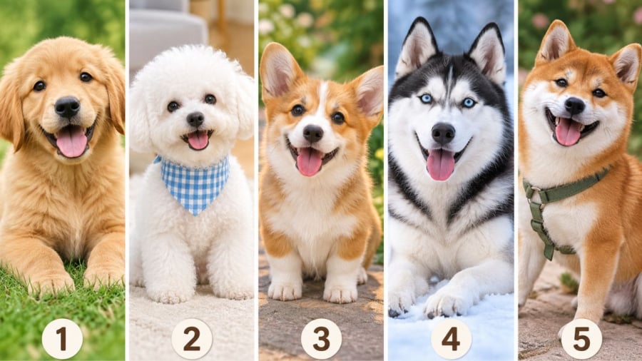 Bạn chọn chú chó nào?