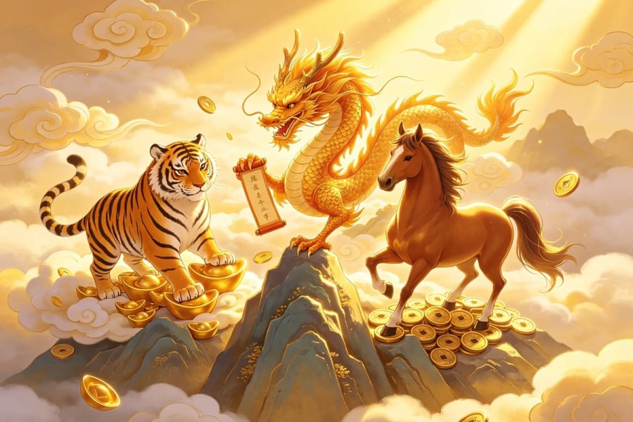 Dĩ nhiên, tài lộc không tự nhiên mà đến. Vận may chỉ thực sự có ý nghĩa khi mỗi người biết chăm chỉ, tính toán hợp lý và chủ động nắm bắt cơ hội.