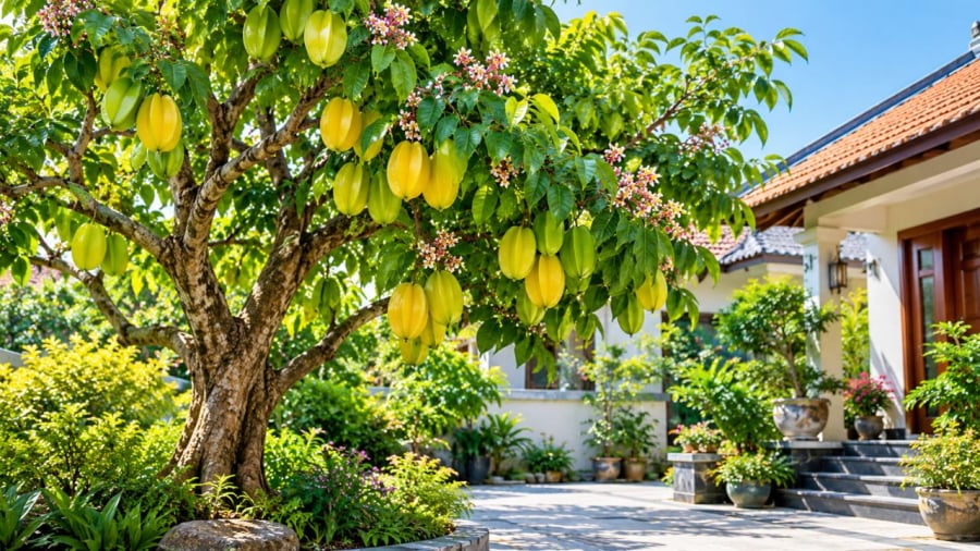 Chọn cây khế trồng đúng vị trí vừa đẹp vừa phong thủy