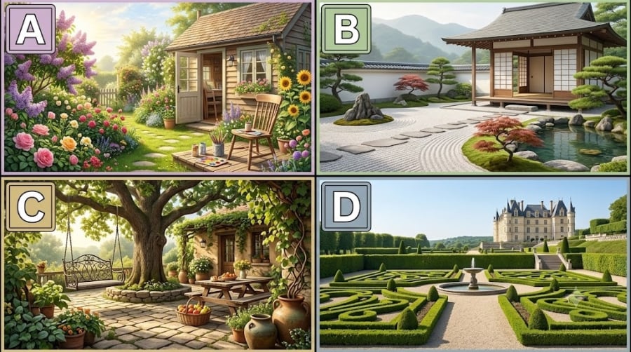 Hãy chọn khu vườn mà bạn thực sự muốn bước vào, ngồi xuống và tận hưởng một ngày của mình.