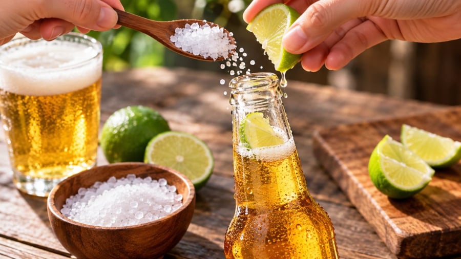 Chanh và muối có công dụng gì ở đây?