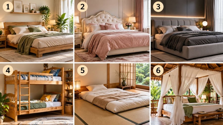 Bạn chọn chiếc giường nào?