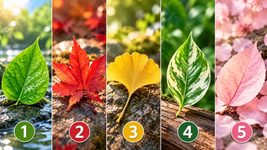 Bạn chọn chiếc lá nào?