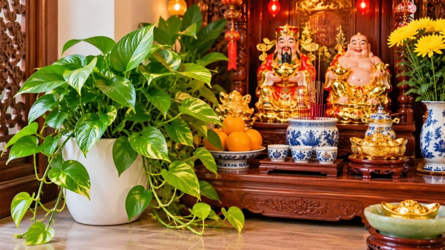 Trầu bà có ý nghĩa gì trong phong thủy?