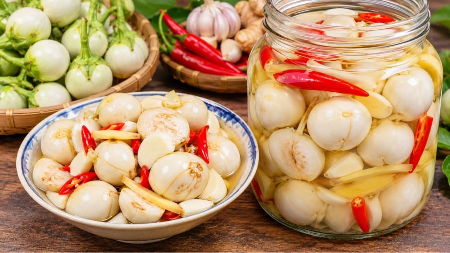 Muối cà trắng giòn không khó