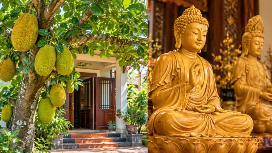 Tượng gỗ mít thường được dùng 