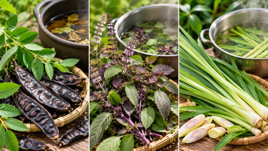 Những loại thảo mộc này thường được dùng gội đầu
