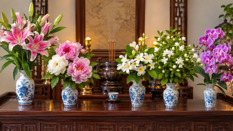 Không phải hoa nào đẹp cũng được dâng cúng