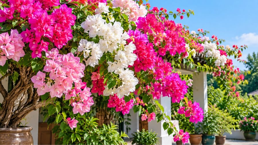 Hoa giấy nở sum suê khi biết chăm sóc đúng cách