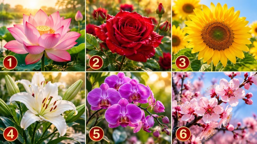 Bạn chọn bông hoa nào?