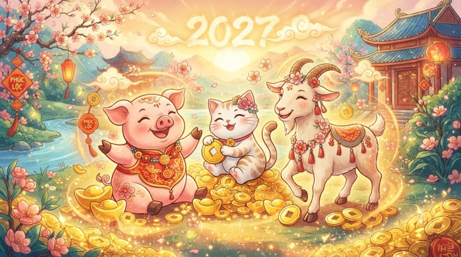 Tuổi Hợi, Mão và Mùi được kỳ vọng có thêm cơ hội cải thiện thu nhập, từng bước ổn định tài chính trong năm 2027.