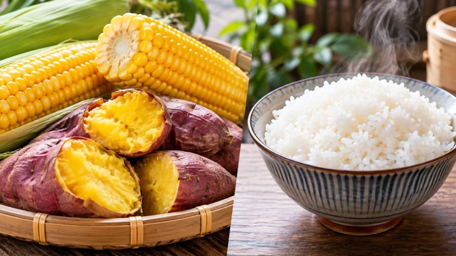 Ăn ngô khoai thay cơm trắng có ổn không?