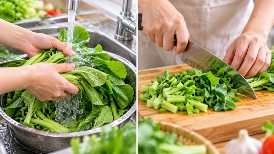 Nên rửa hay thái trước?