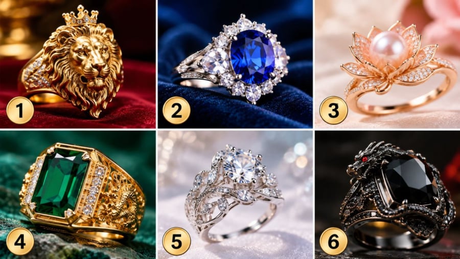 Bạn chọn chiếc nhẫn nào?