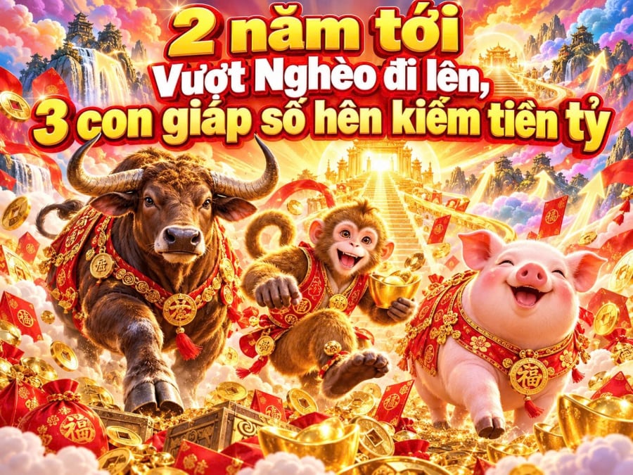 Trong 2 năm tới (2027-2028), vận trình của 3 con giáp này được dự báo có nhiều chuyển biến tích cực. Từ cảnh tiền bạc chật vật, làm nhiều hưởng ít, họ có cơ hội đổi vận, công danh khởi sắc, tài lộc liên tục tìm đến. Đặc biệt, nếu biết nắm bắt thời cơ, những con giáp này có thể tích lũy tài sản lớn, thậm chí chạm tới cột mốc tiền tỷ.    