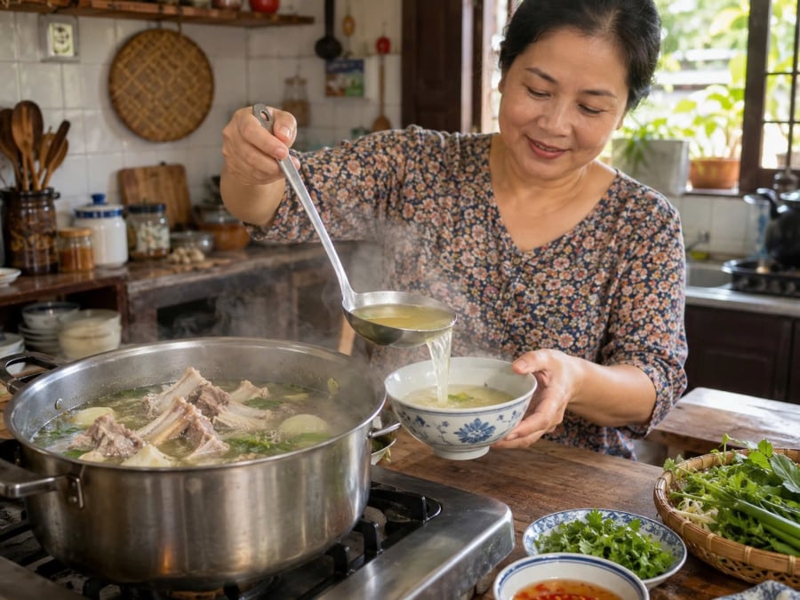 Hầm xương là công đoạn quen thuộc khi nấu các món canh, bún, phở hay cháo. Tuy nhiên, không phải ai cũng biết cách hầm xương nhanh mềm, tiết ra vị ngọt tự nhiên mà nước dùng vẫn trong veo, không bị hôi hay nhiều váng mỡ.     