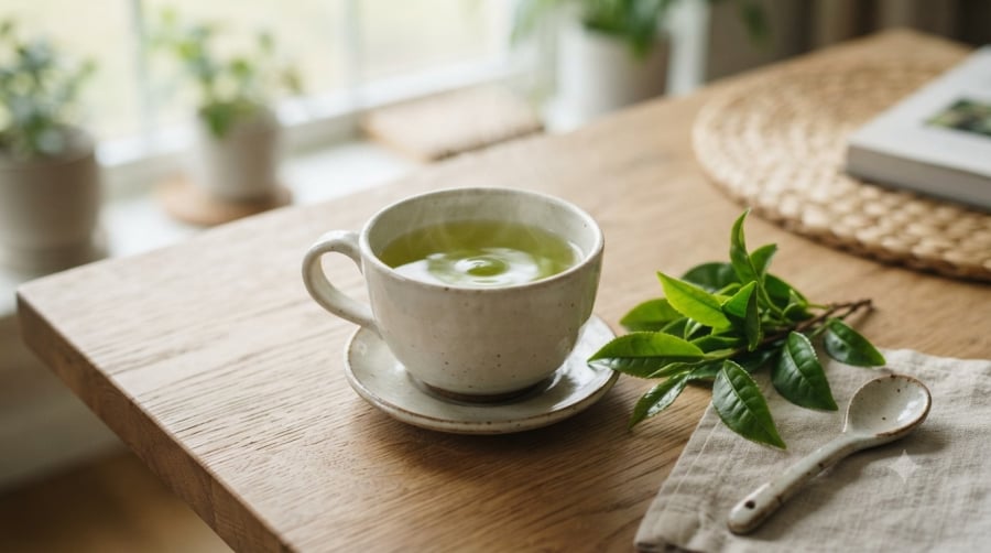 Trà chứa các hợp chất chống oxy hóa, được nghiên cứu về mối liên hệ với tình trạng viêm và xơ hóa gan.