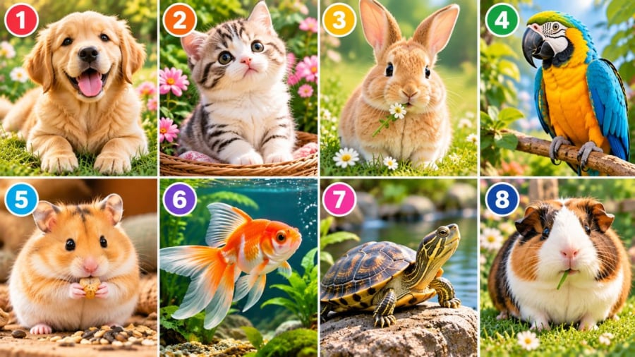 Bạn chọn thú cưng nào?