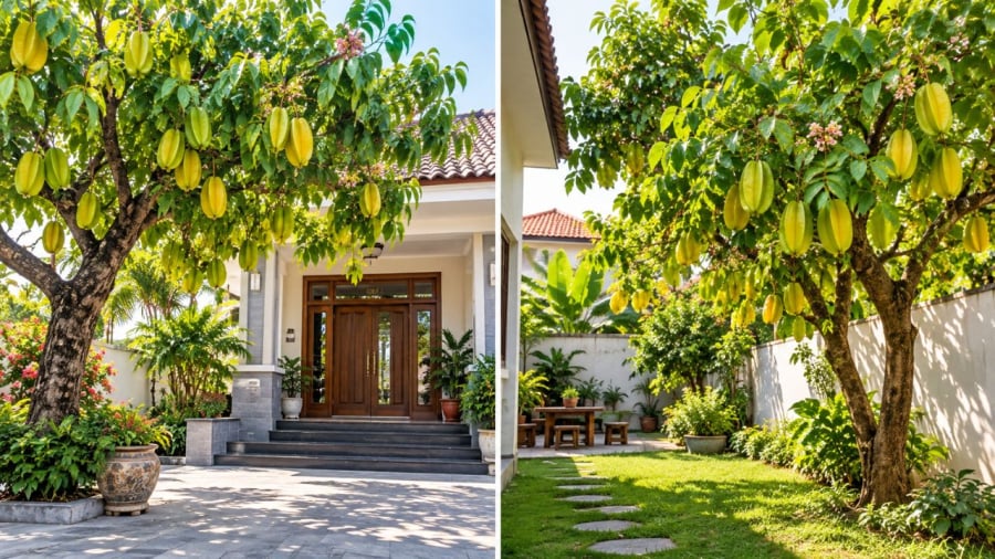 Nên trồng cây khế ở trước hay sau nhà