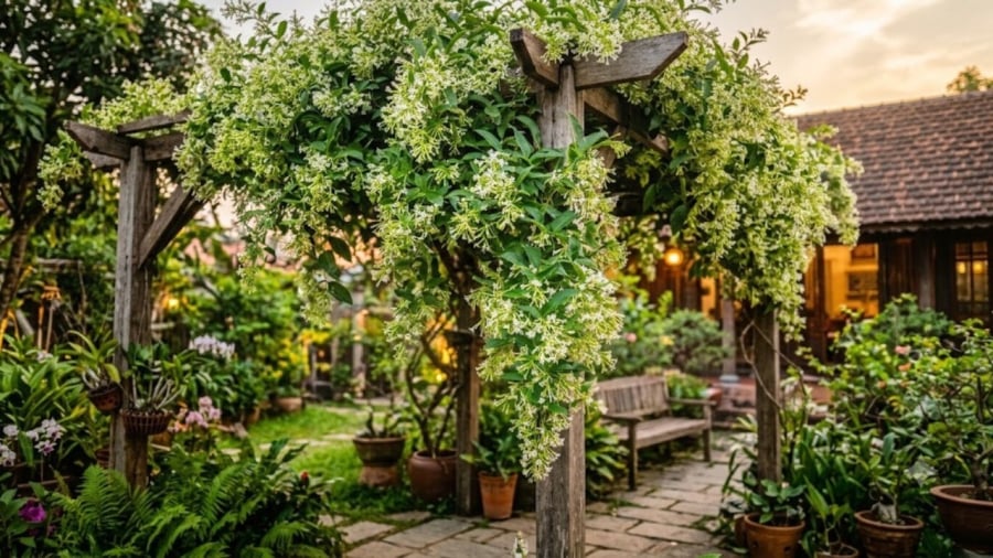 Bón phân đúng lúc để hoa nở thành từng chùm    