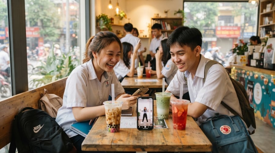 Những món đồ uống theo trào lưu dễ khơi gợi sự tò mò, khiến học sinh muốn trải nghiệm theo bạn bè.