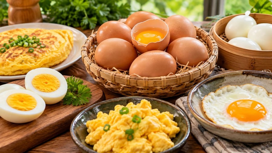 Không phải lúc nào ăn trứng cũng thích hợp