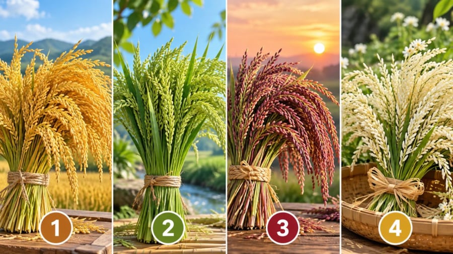 Bạn chọn bó lúa nào?