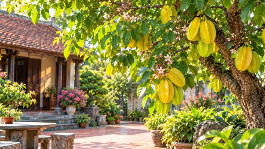 Gần đây nhiều người thích trồng cây khế phong thủy