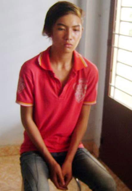 Phan Ka Li, một trong bốn người rạch quần nữ sinh bị công an tạm giữ (Ảnh dantri)
