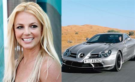 Britney Spears - Mercedes-Benz SLR McLaren