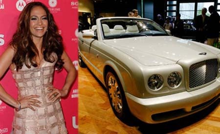 Jennifer Lopez - Bentley Azure