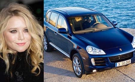 Mary Kate Olsen - Porsche Cayenne