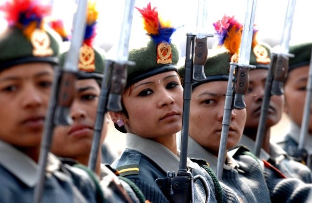 Các nữ quân nhân Nepal