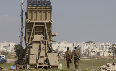 Iron Dome có thể phóng cùng lúc 20 quả tên lửa Tamir.