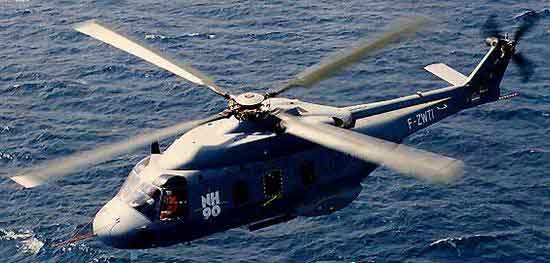 Trực thăng NH90 NFH do công ty AgustaWestland (thuộc tập đoàn công nghiệp NHIndustries) chịu trách nhiệm sản xuất, với động cơ có khả năng đạt được tốc độ lên đến 291 km/h và phạm vi hoạt động 800 km. 