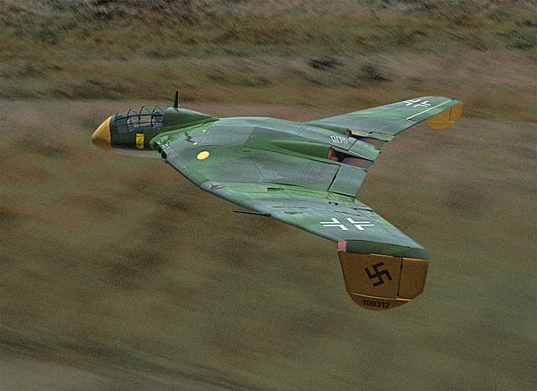 Focke-Wulf  Fw 1000x3 được trang bị 02 động cơ phản lực Heinkel-Hirth S 011